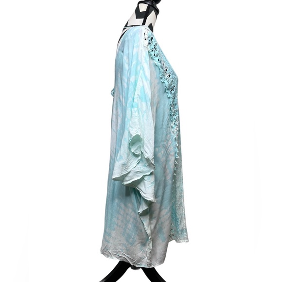 NWT Surf Gypsy Beachy Boho Sz M Embroidered Beach Cover Up Tunic - Picture 4 of 16